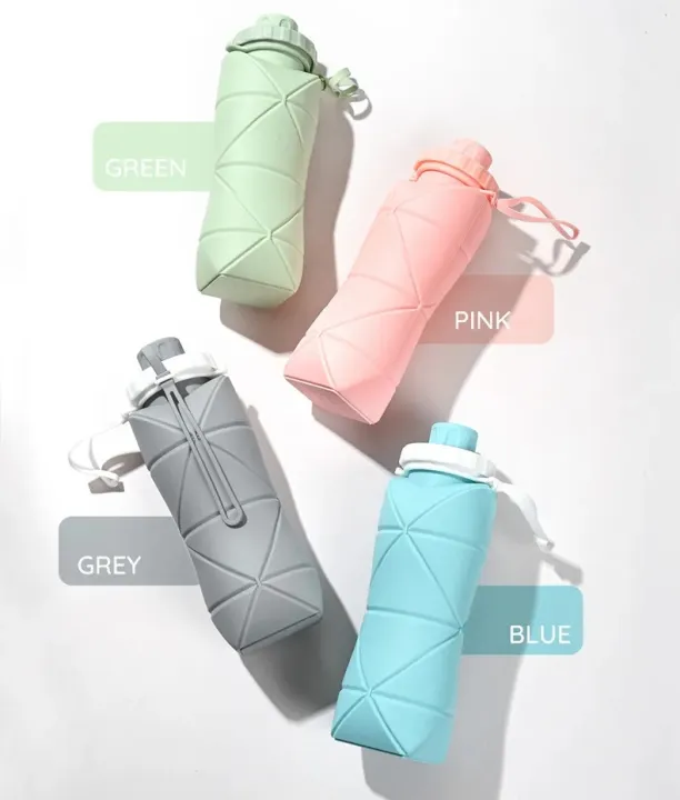 Foldable Silicone Water Bottle - Image 3