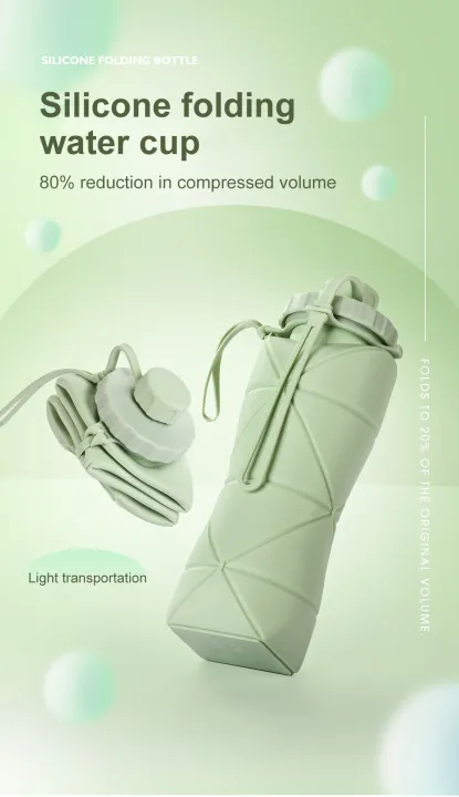 Foldable Silicone Water Bottle - Image 7